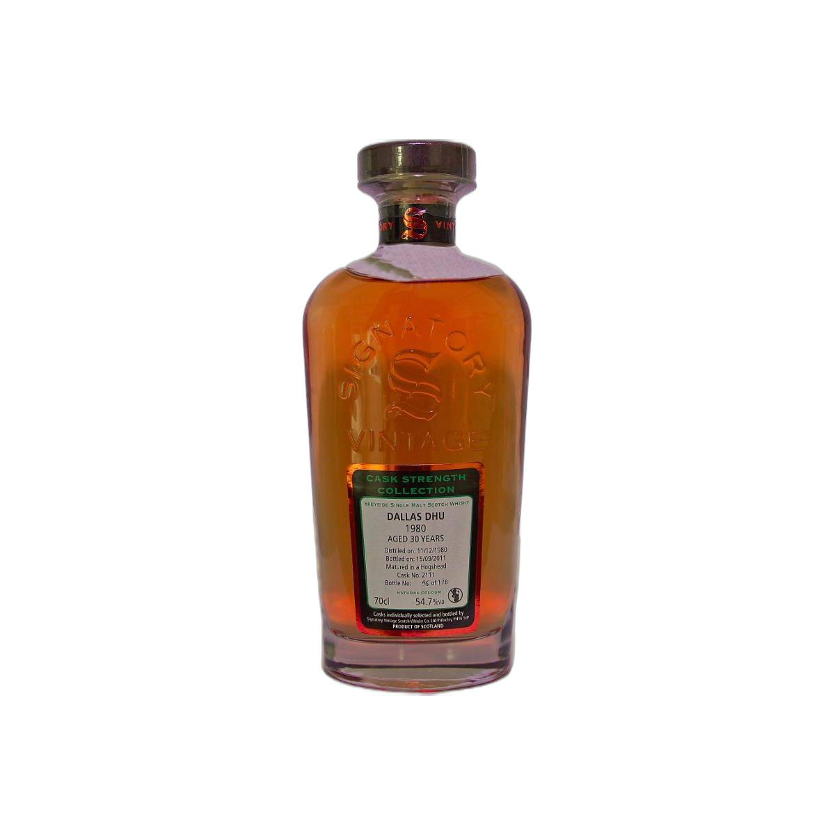 Dallas Dhu Cask Strength Collection 1980 30 Years Single Malt Whisky