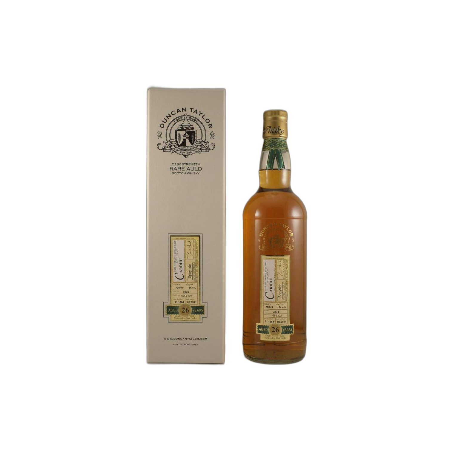 Cardhu Rare Auld 1984 26 Years Single Malt Whisky 3