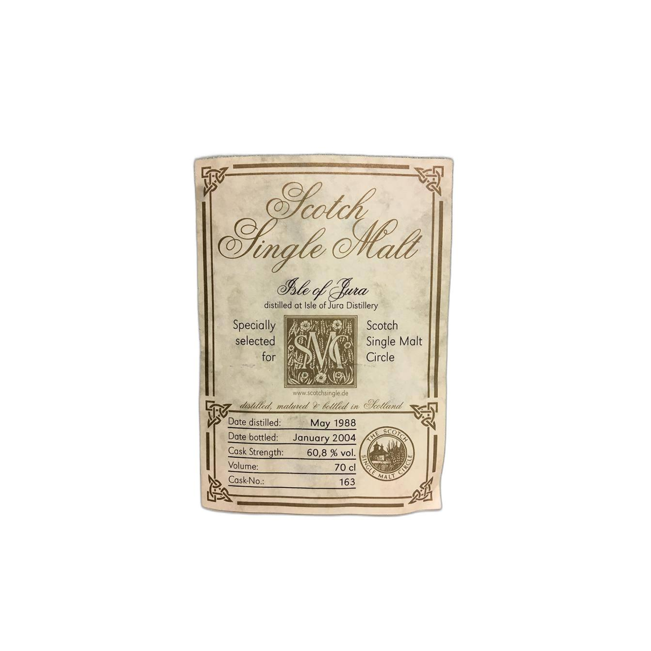 Jura 1988 15 Years Single Malt Whisky