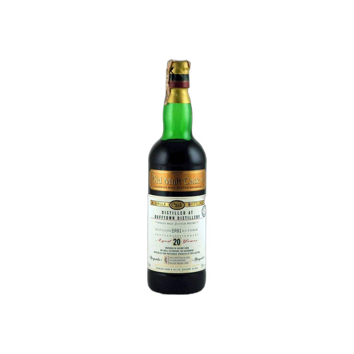 Dufftown Old Malt Cask 1981 20 Years Single Malt Whisky