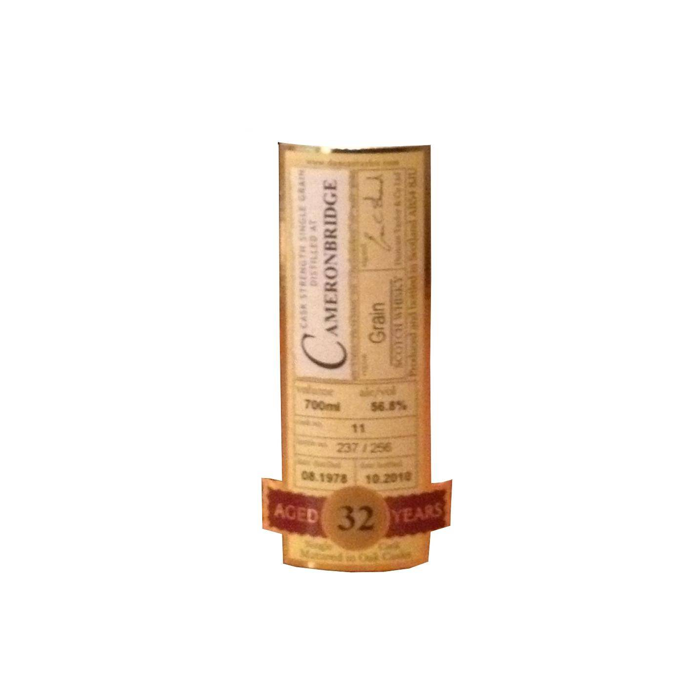Cameronbridge Rare Auld 1978 32 Years Single Grain Whisky 2