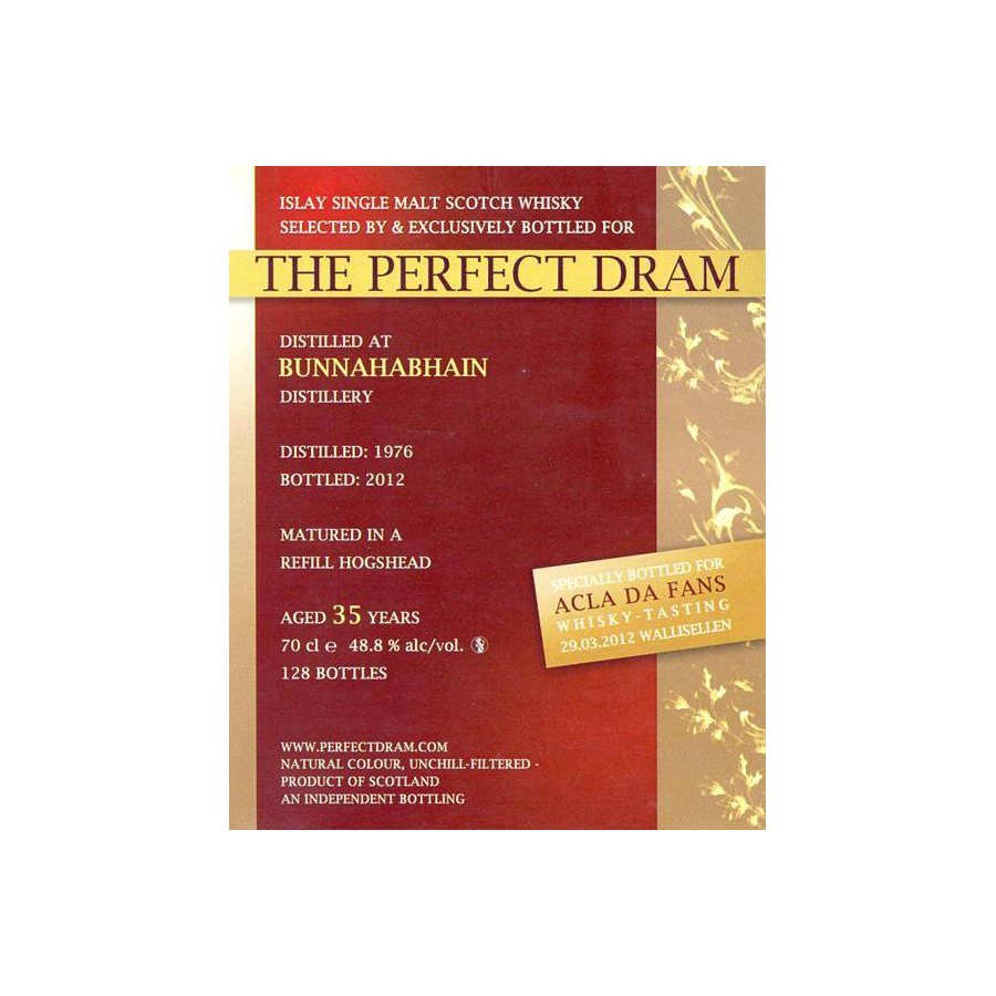 Bunnahabhain 1976 35 Years Single Malt Whisky 2