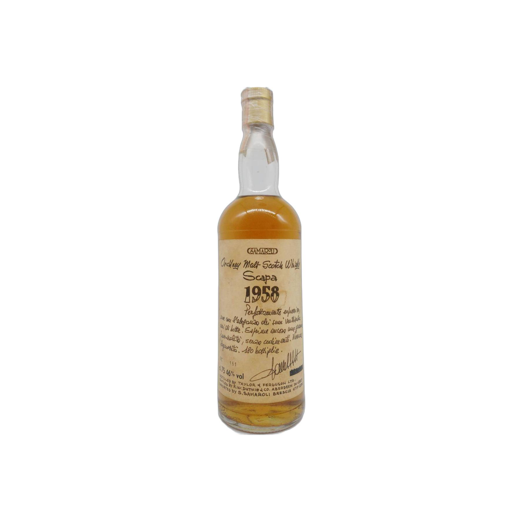 Scapa 1958 27 Years Single Malt Whisky