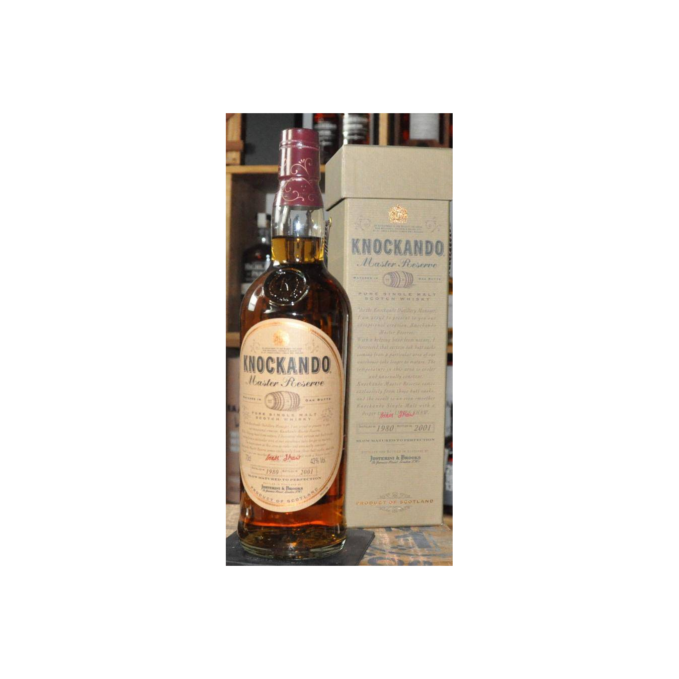 Knockando 1980 21 Years Single Malt Whisky