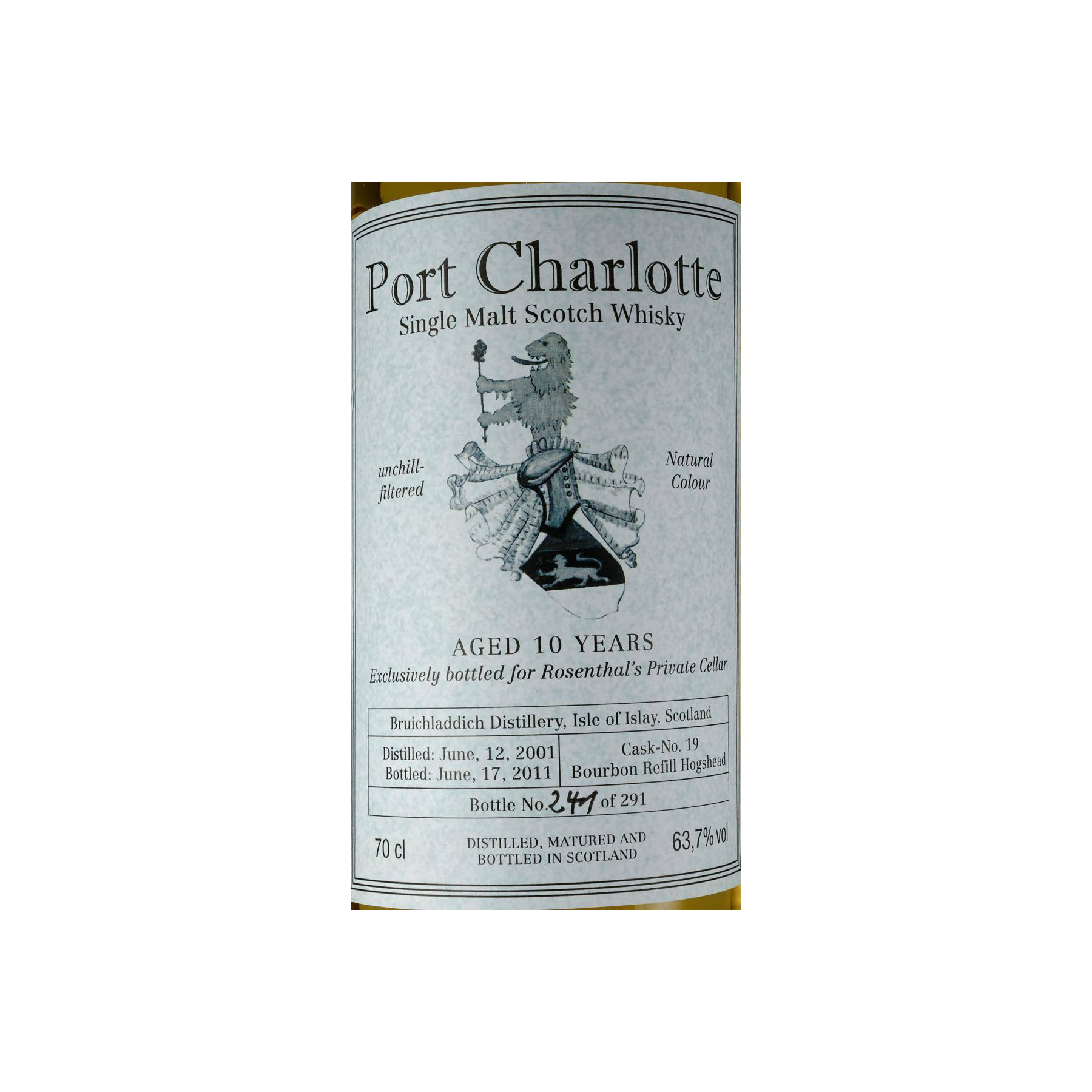 Port Charlotte 2001 10 Years Single Malt Whisky 2