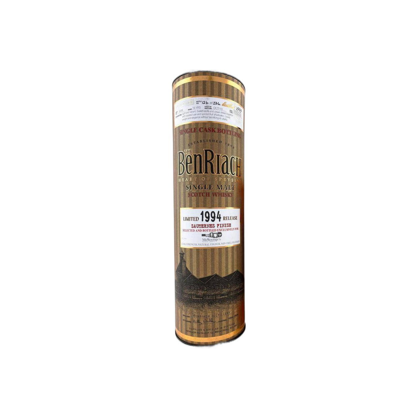 BenRiach 1994 16 Years Single Malt Whisky 3