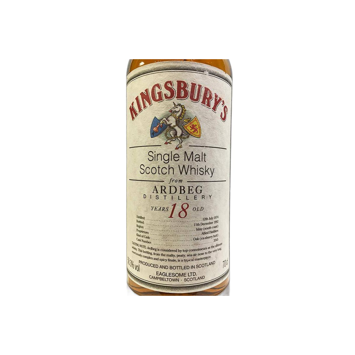 Ardbeg 1974 18 Years Single Malt Whisky 2