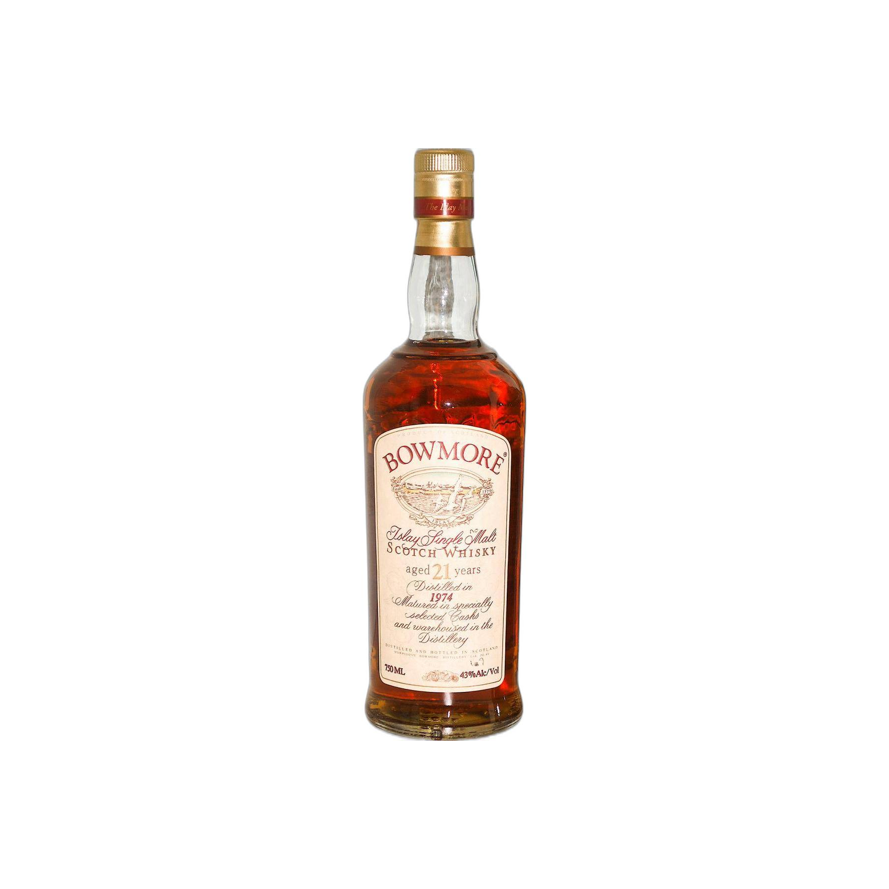 Bowmore 1974 21 Years Single Malt Whisky