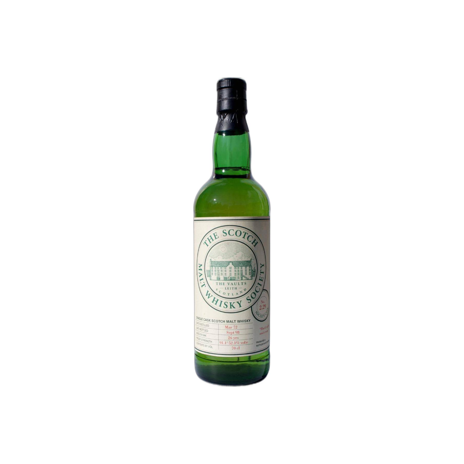 The Scotch Malt Whisky Society 1972 26 Years Single Malt Whisky