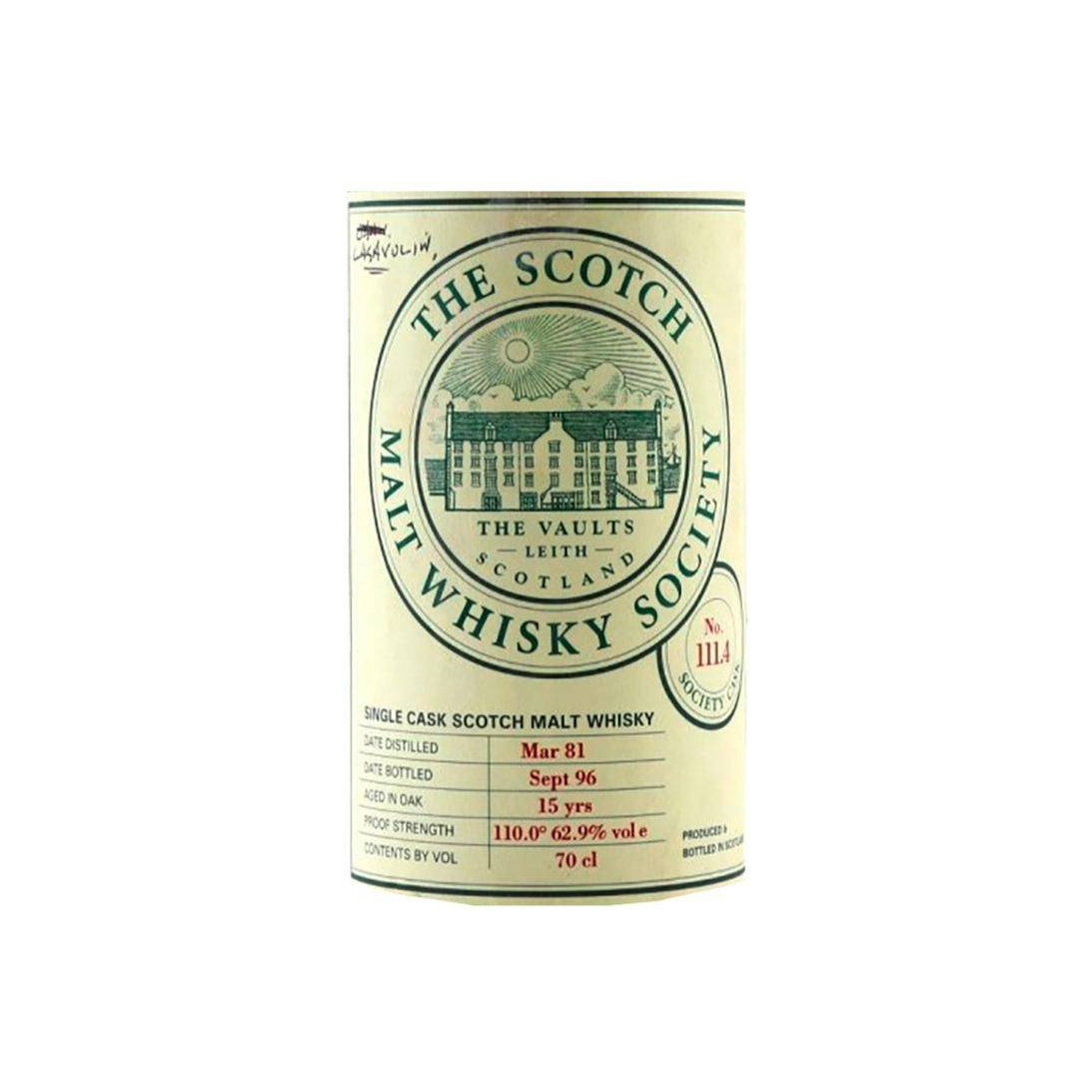 The Scotch Malt Whisky Society 1981 15 Years Single Malt Whisky 2