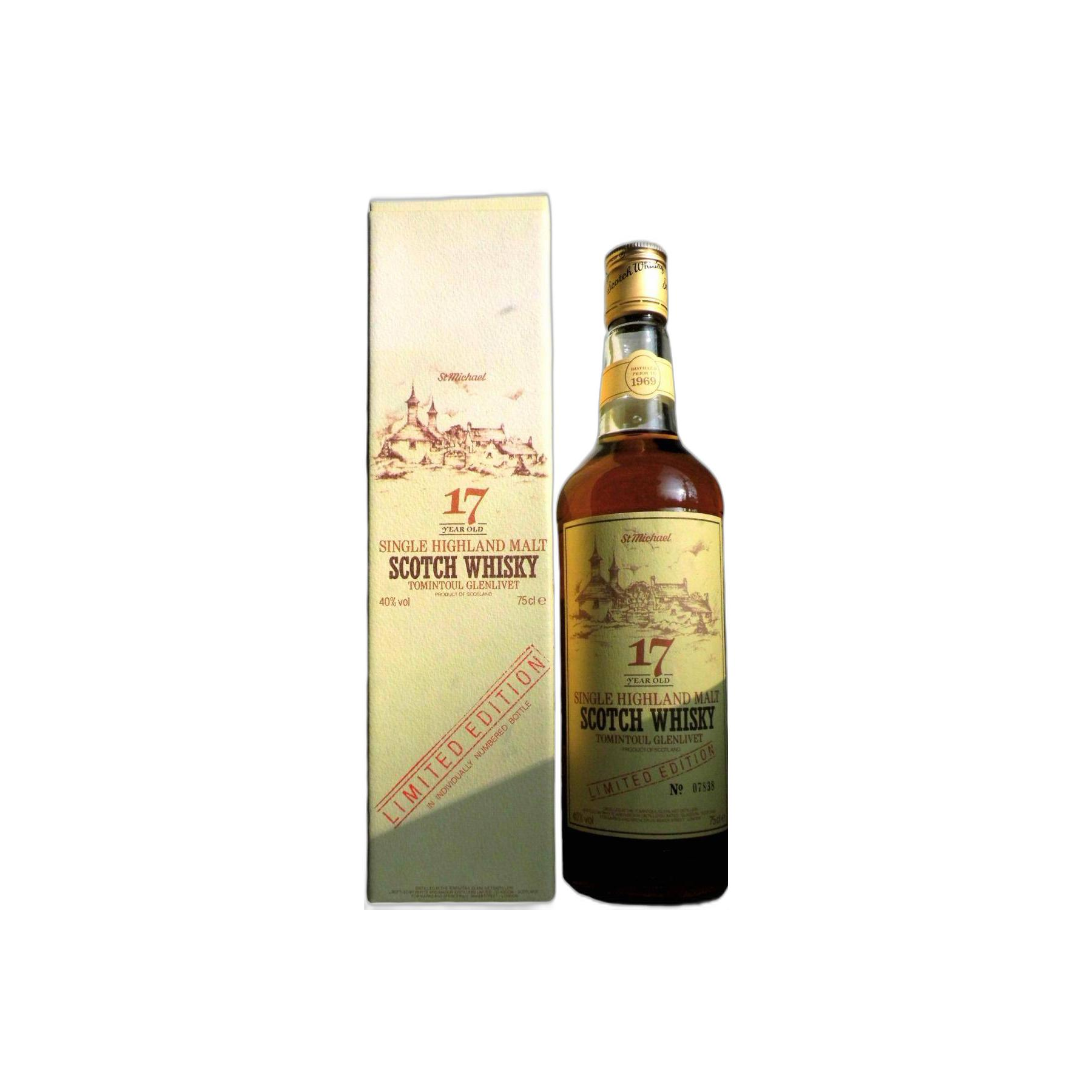 Tomintoul Limited Edition 1969 17 Years Single Malt Whisky