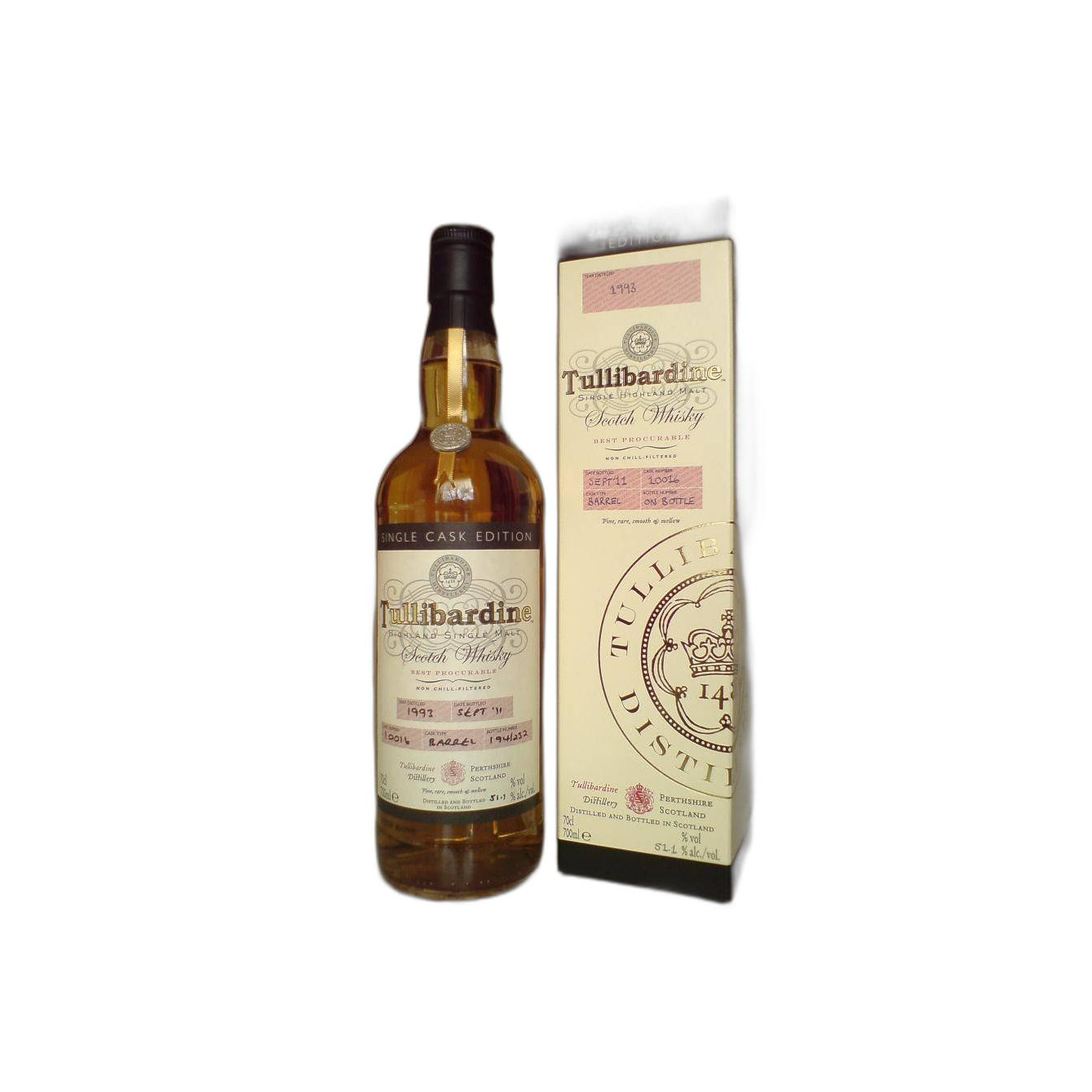 Tullibardine 1993 18 Years Single Malt Whisky 2
