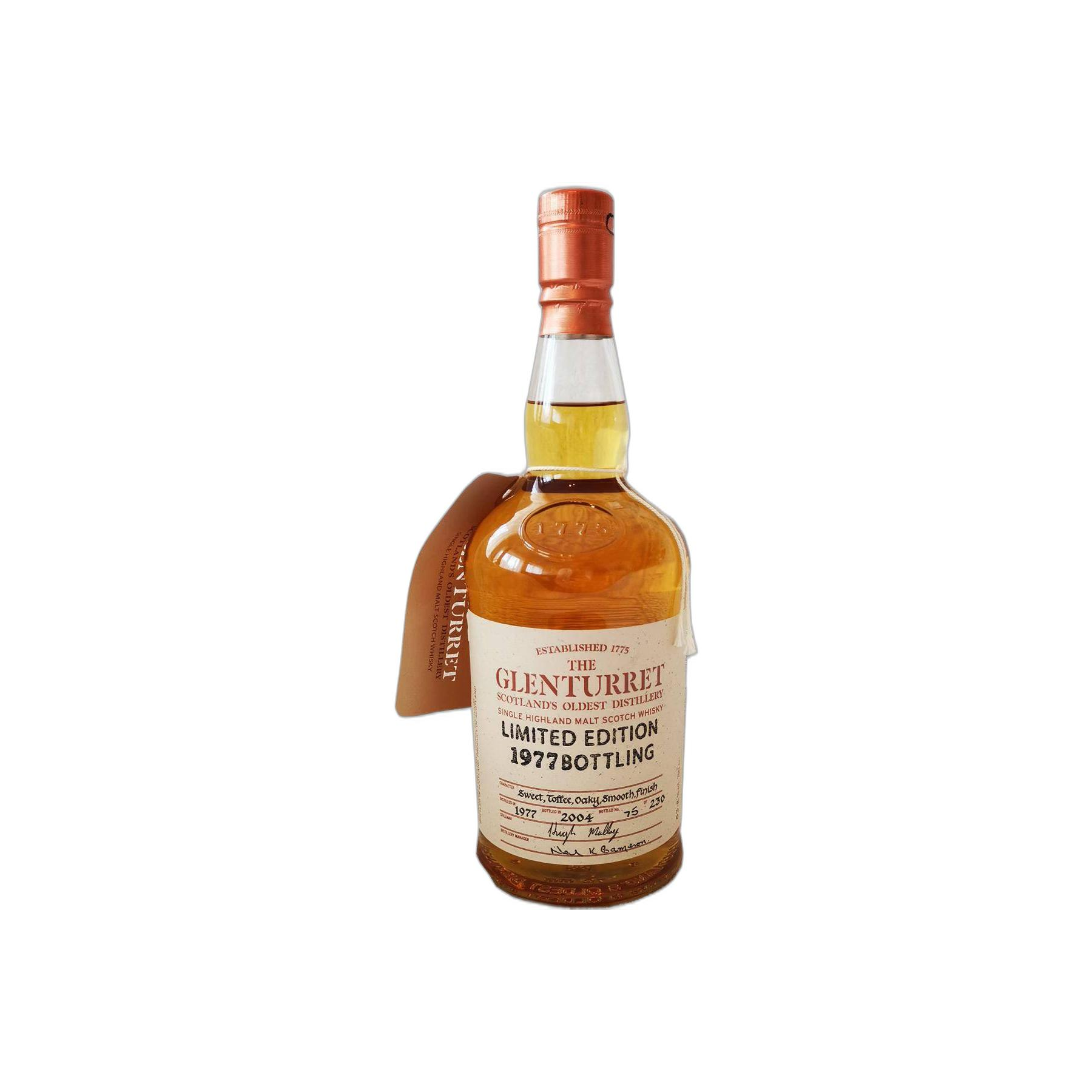 The Glenturret Limited Edition 1977 27 Years Single Malt Whisky