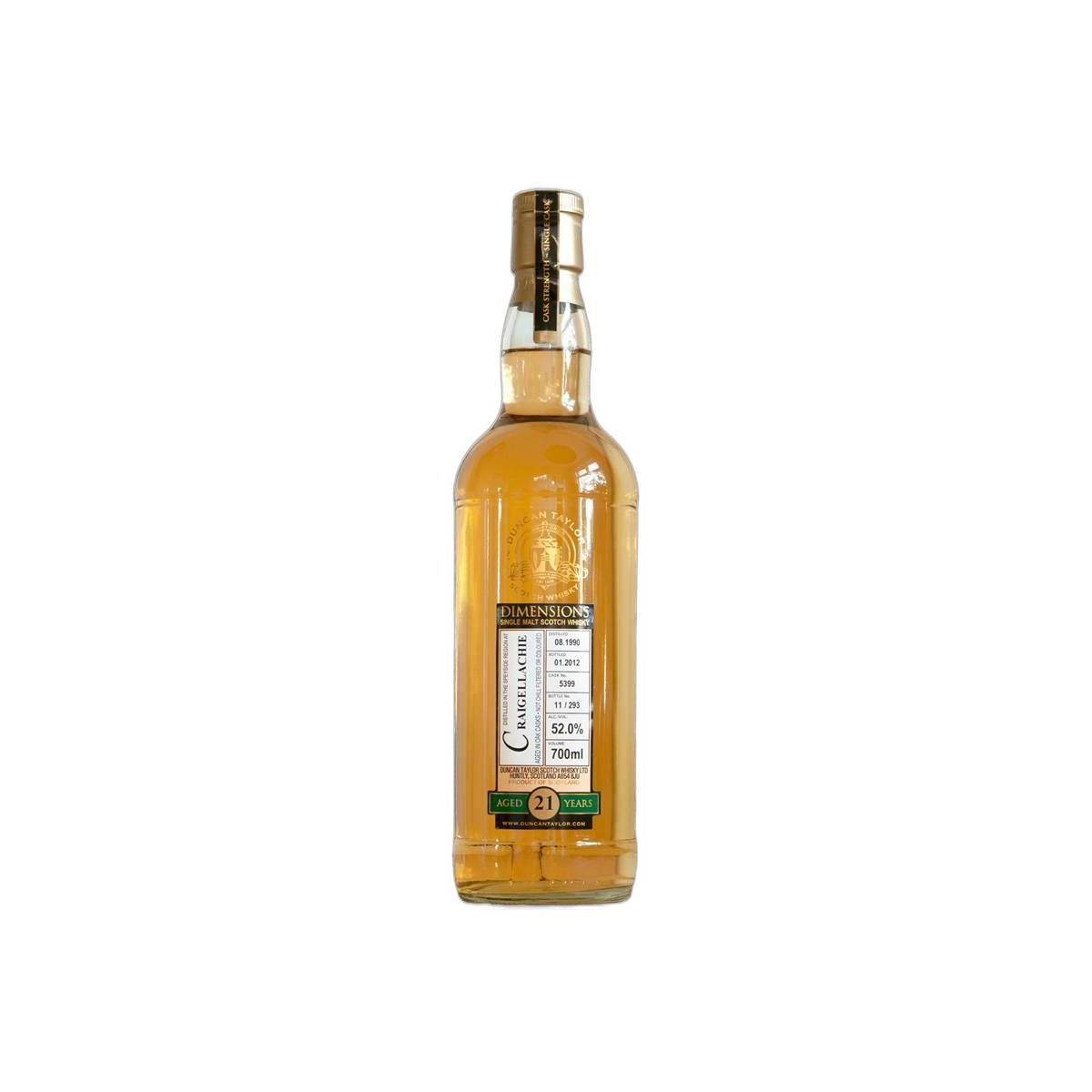 Craigellachie Dimensions 1990 21 Years Single Malt Whisky