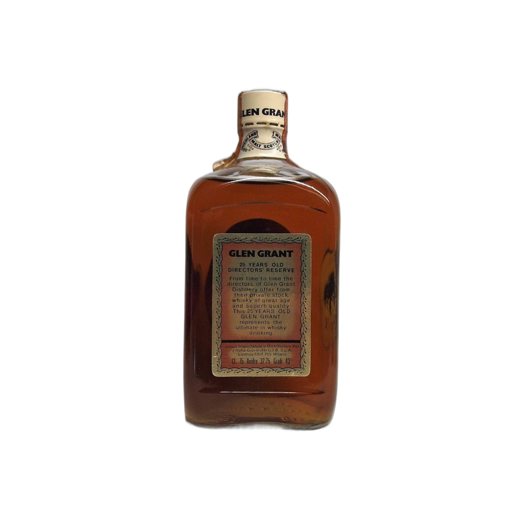 Glen Grant 25 Years Single Malt Whisky 3
