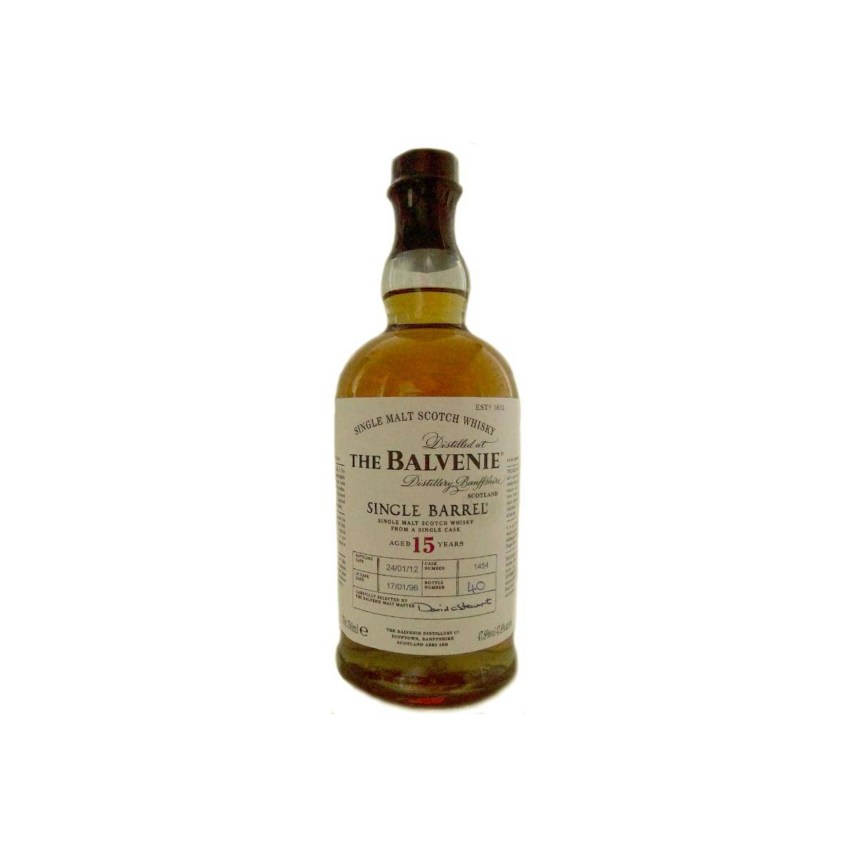 The Balvenie Single Cask 1998 15 Years Single Malt Whisky