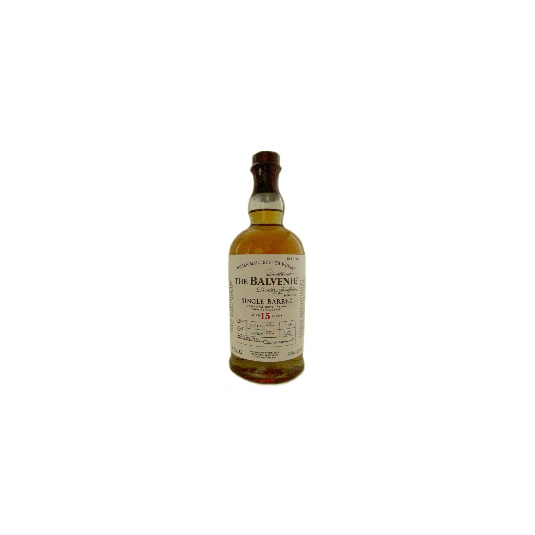 The Balvenie Single Cask 1996 15 Years Single Malt Whisky