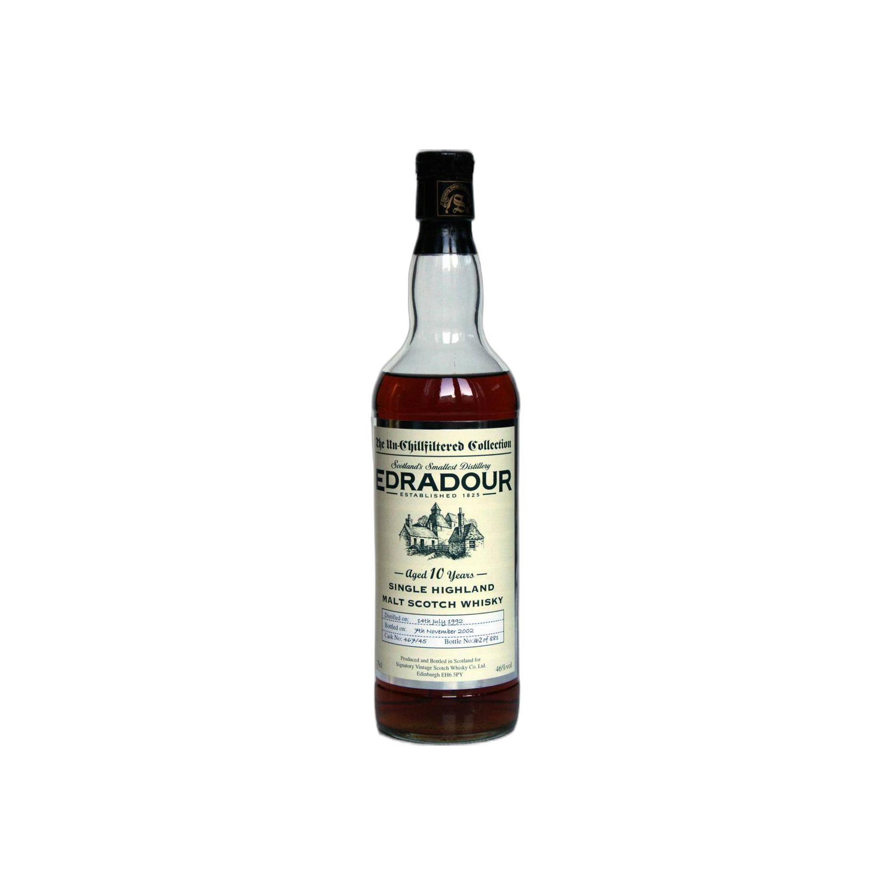 Edradour The Un-Chillfiltered Collection 1992 10 Years Single Malt Whisky