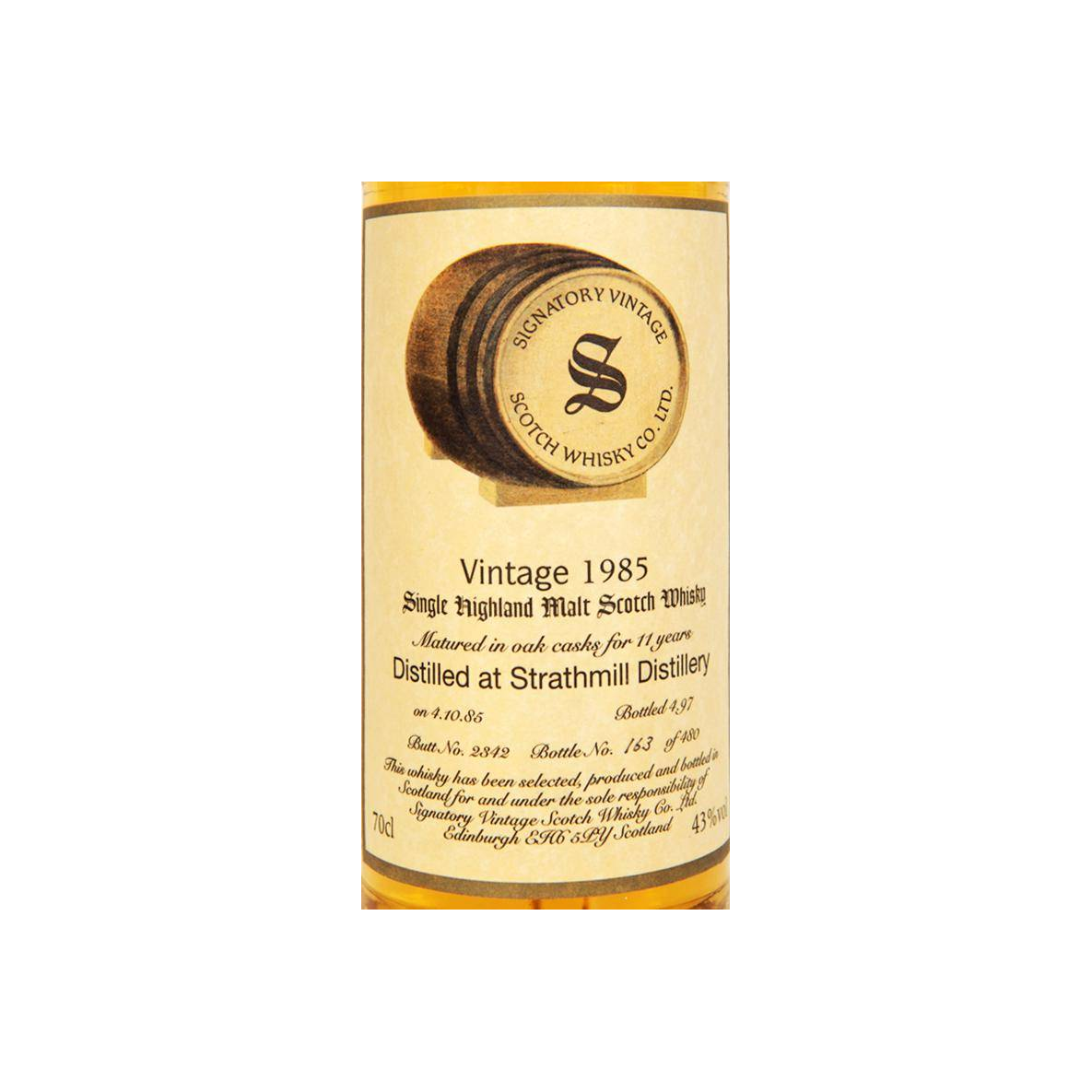 Strathmill Vintage Collection 1985 11 Years Single Malt Whisky 2