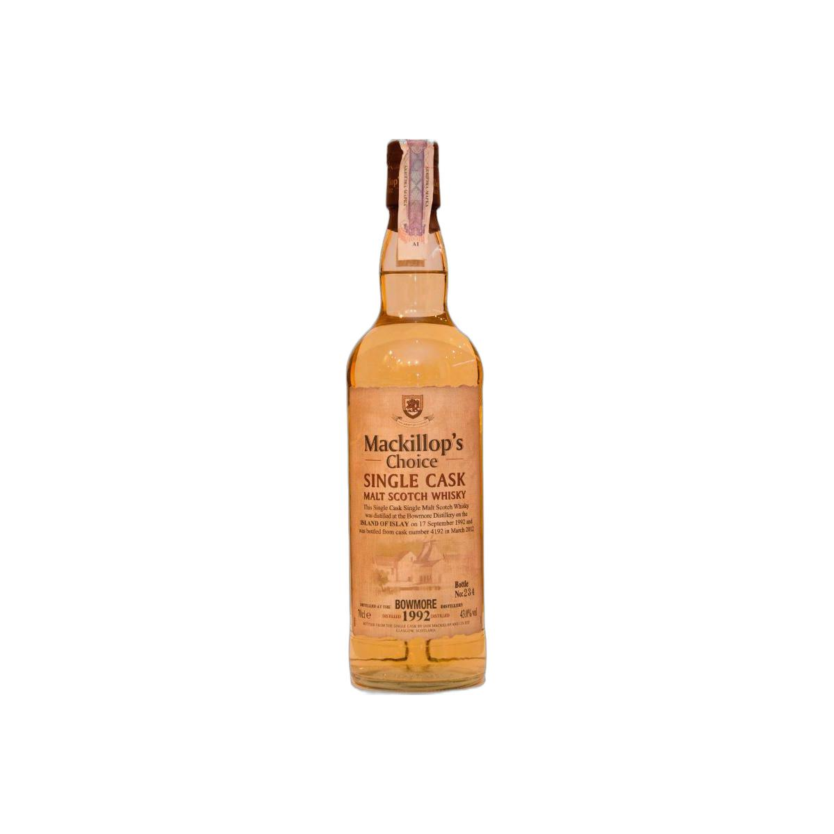 Bowmore Single Cask 1992 19 Years Single Malt Whisky
