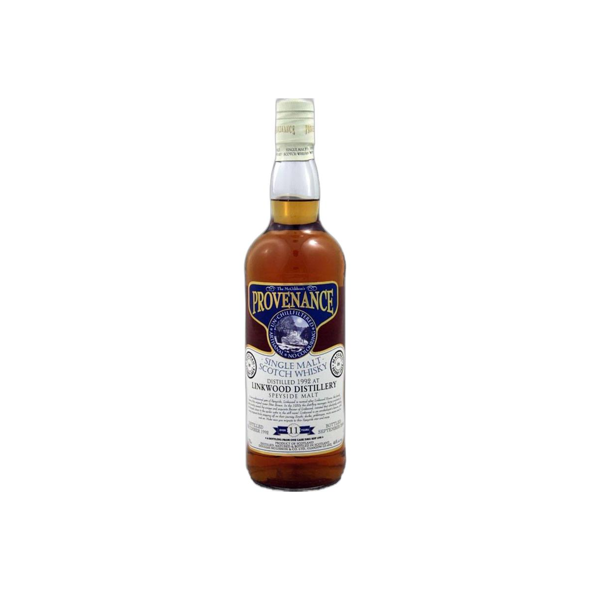 Linkwood McGibbon's Provenance 1992 11 Years Single Malt Whisky