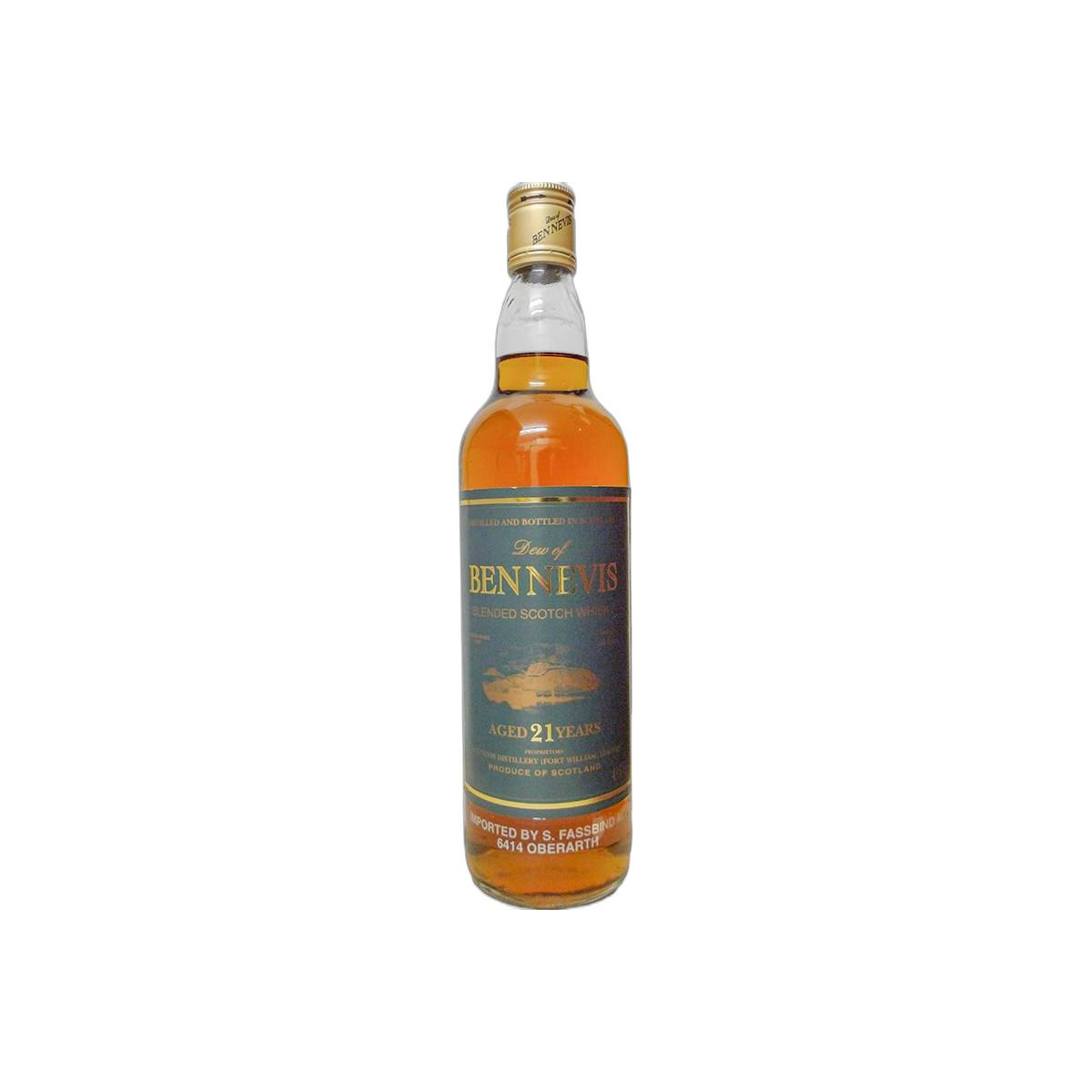 Ben Nevis Blended Scotch Whisky 21 Years Blended Whisky