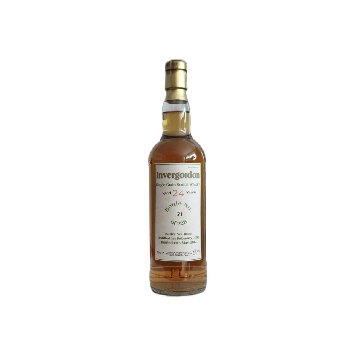 Invergordon 1988 24 Years Single Grain Whisky