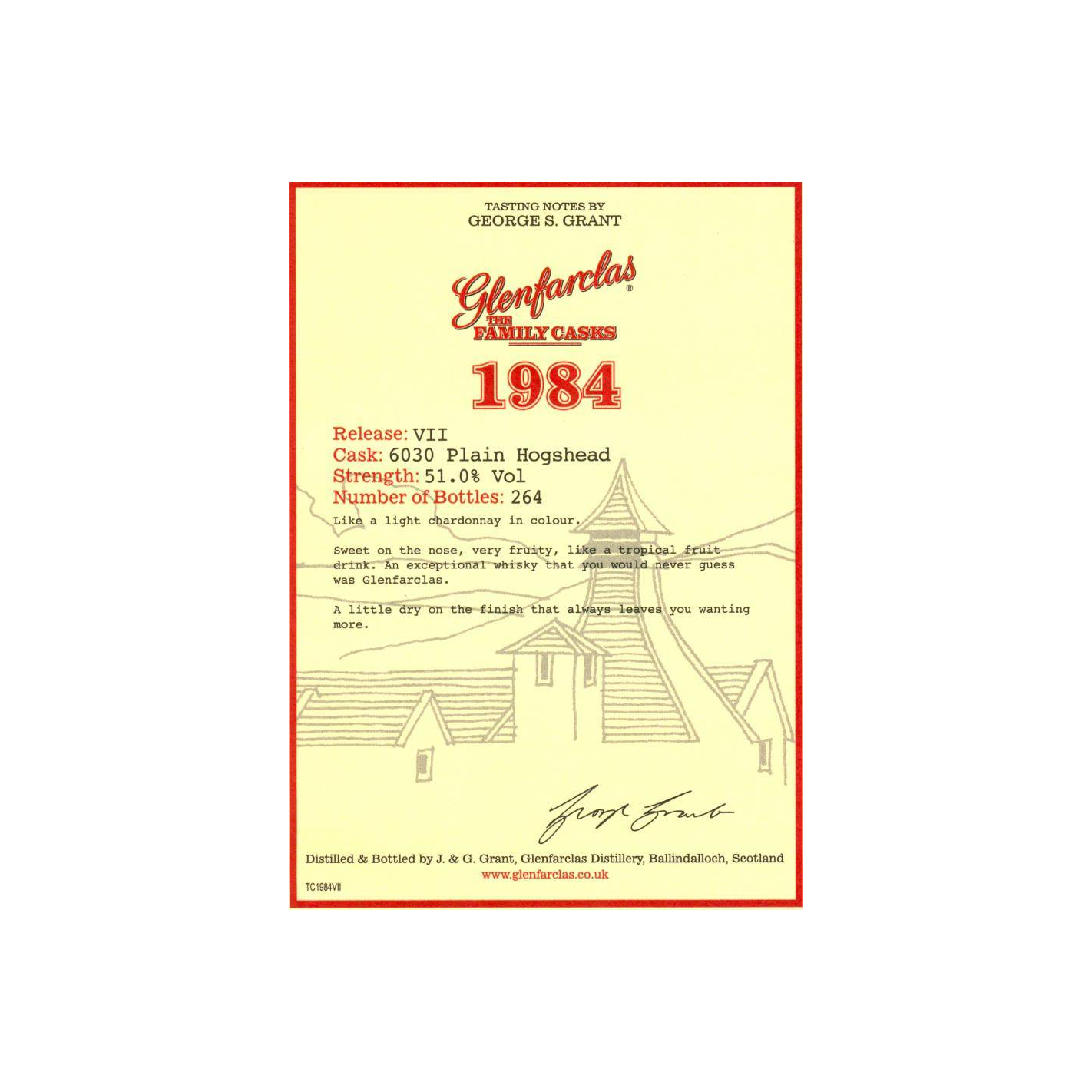 Glenfarclas 1984 26 Years Single Malt Whisky 2