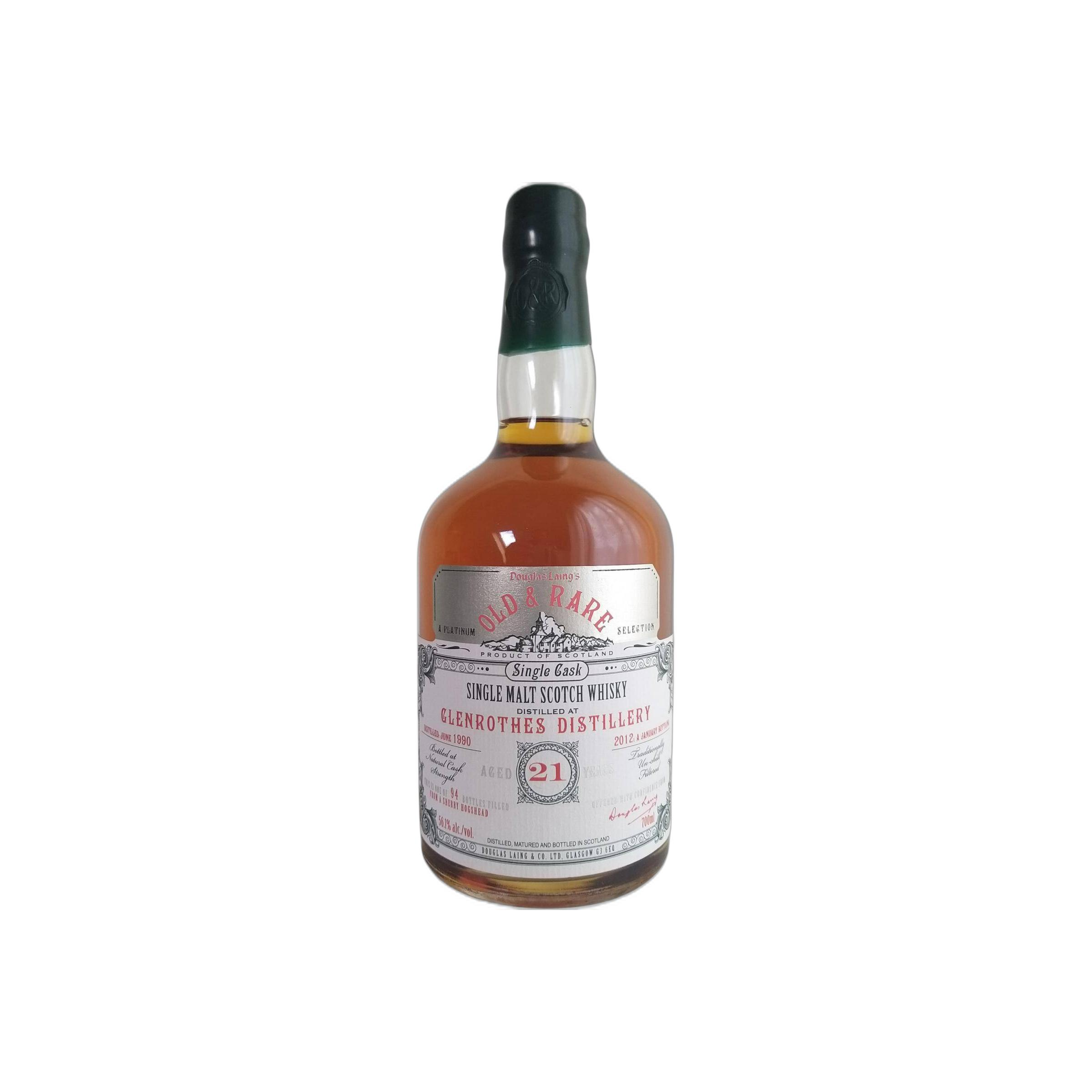 The Glenrothes 1990 21 Years Single Malt Whisky