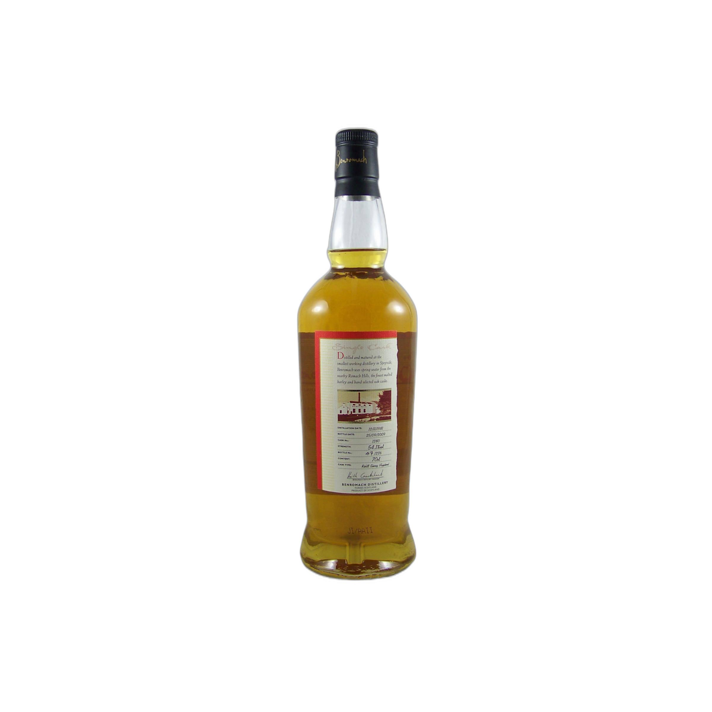 Benromach 1981 27 Years Single Malt Whisky 2