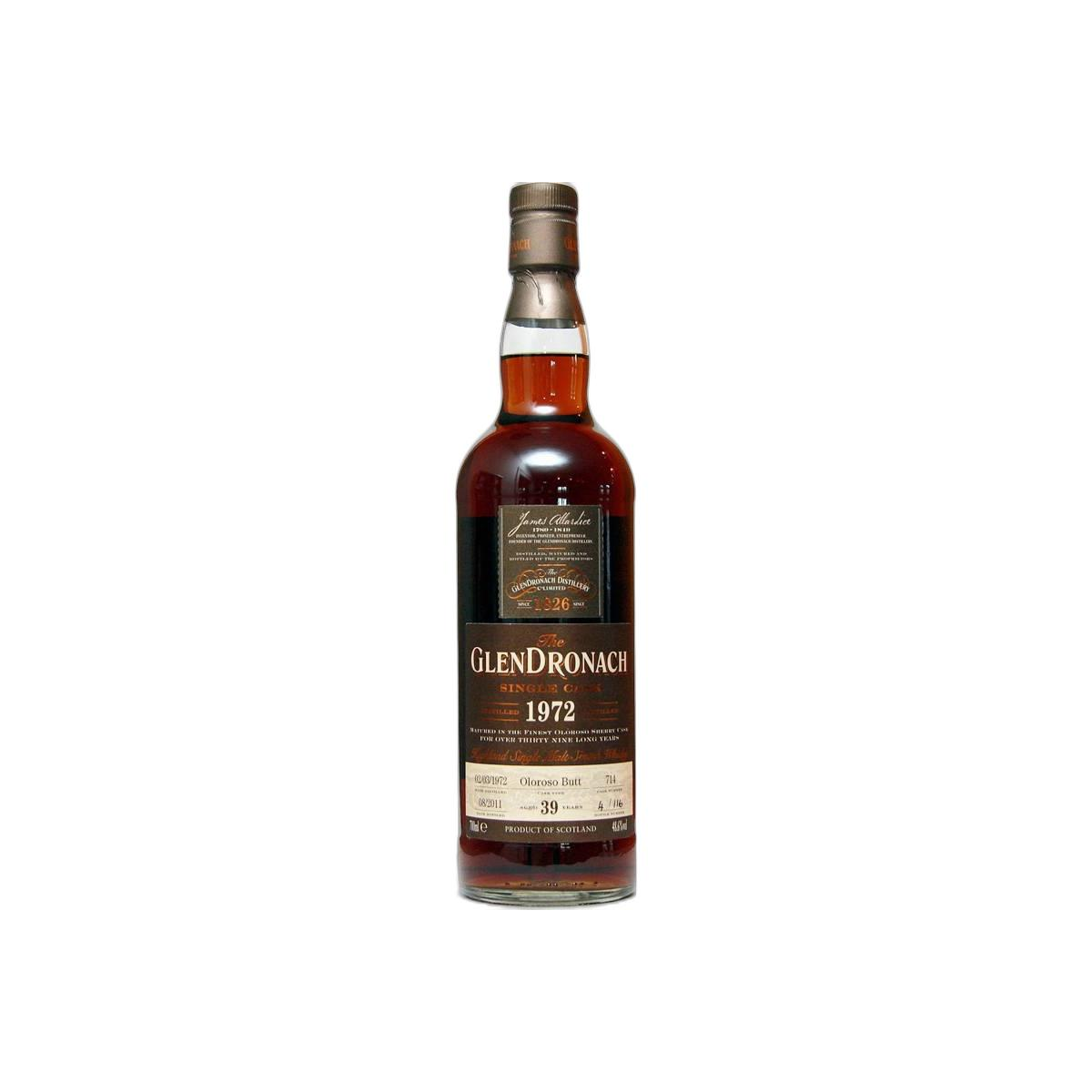 GlenDronach Single Cask 1972 39 Years Single Malt Whisky