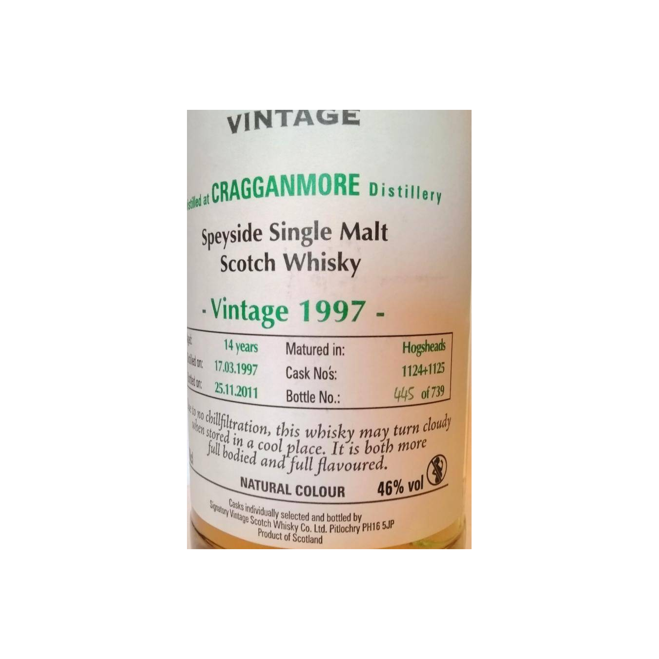 Cragganmore The Un-Chillfiltered Collection 1997 14 Years Single Malt Whisky 2