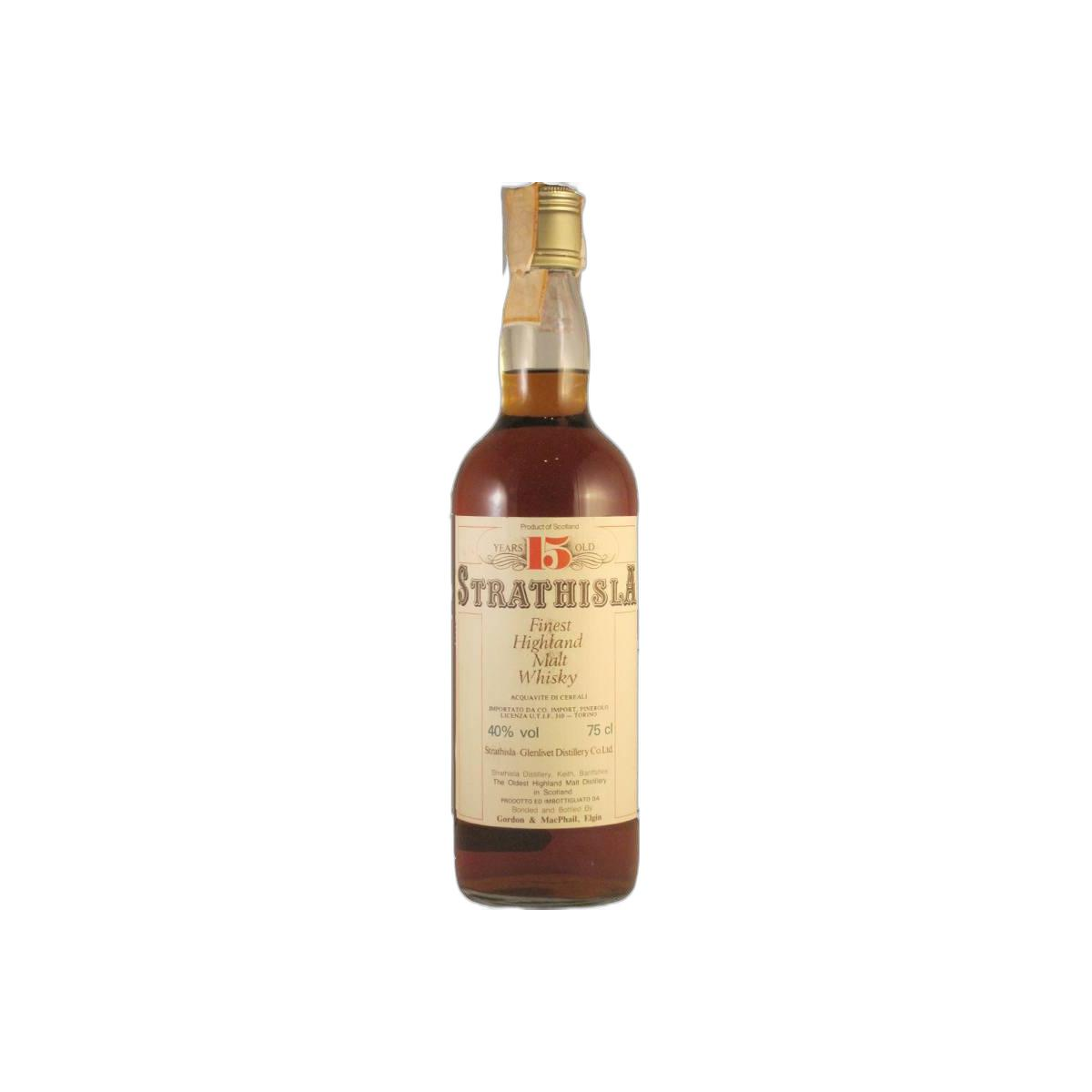 Strathisla 15 Years Single Malt Whisky