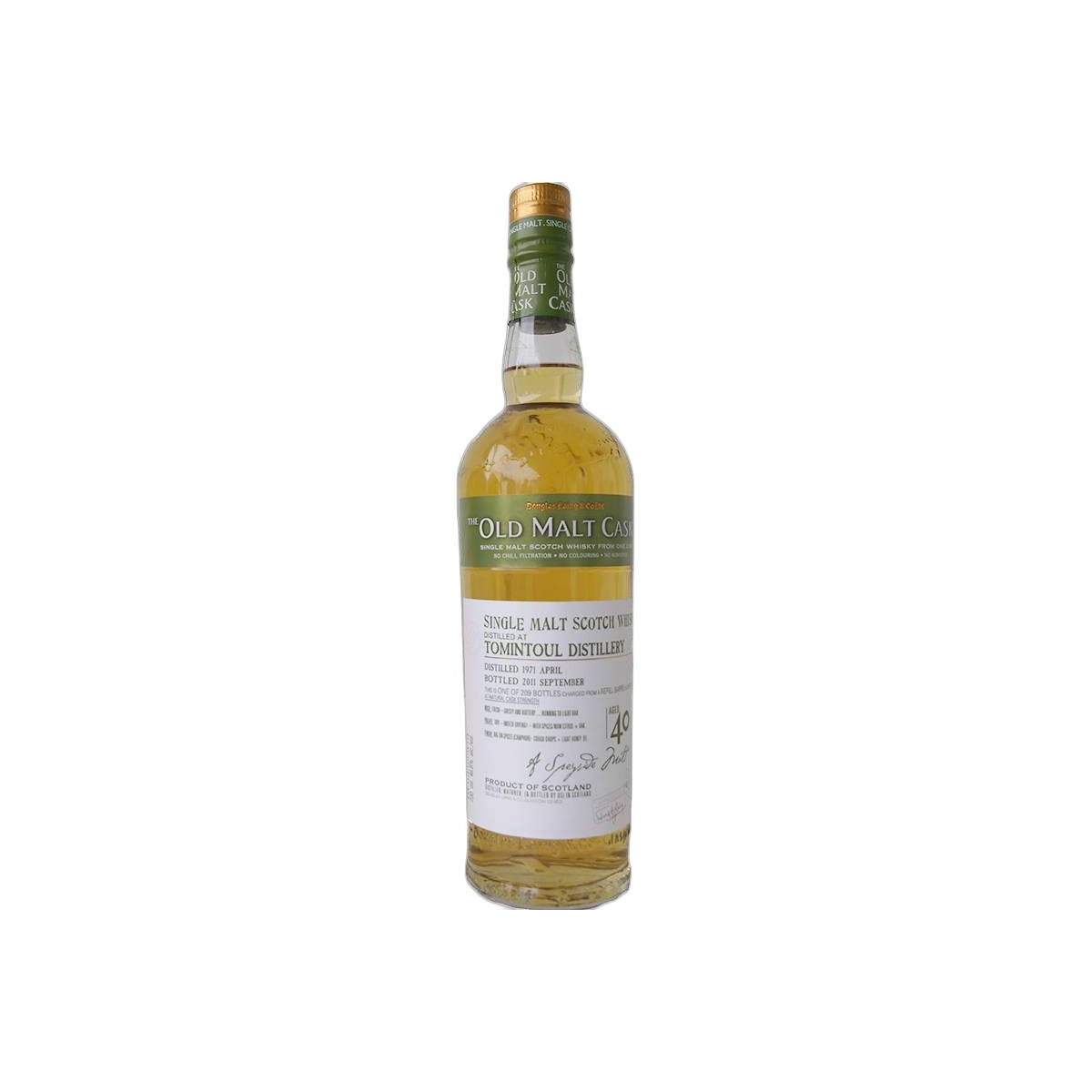 Tomintoul Old Malt Cask 1971 40 Years Single Malt Whisky