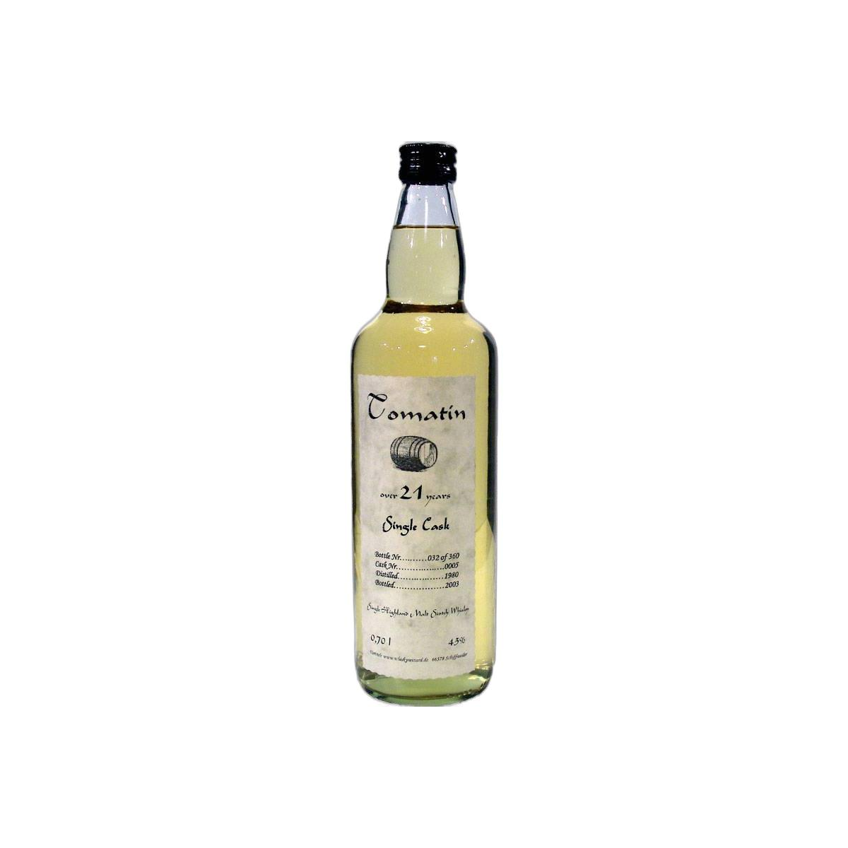 Tomatin 1980 21 Years Single Malt Whisky