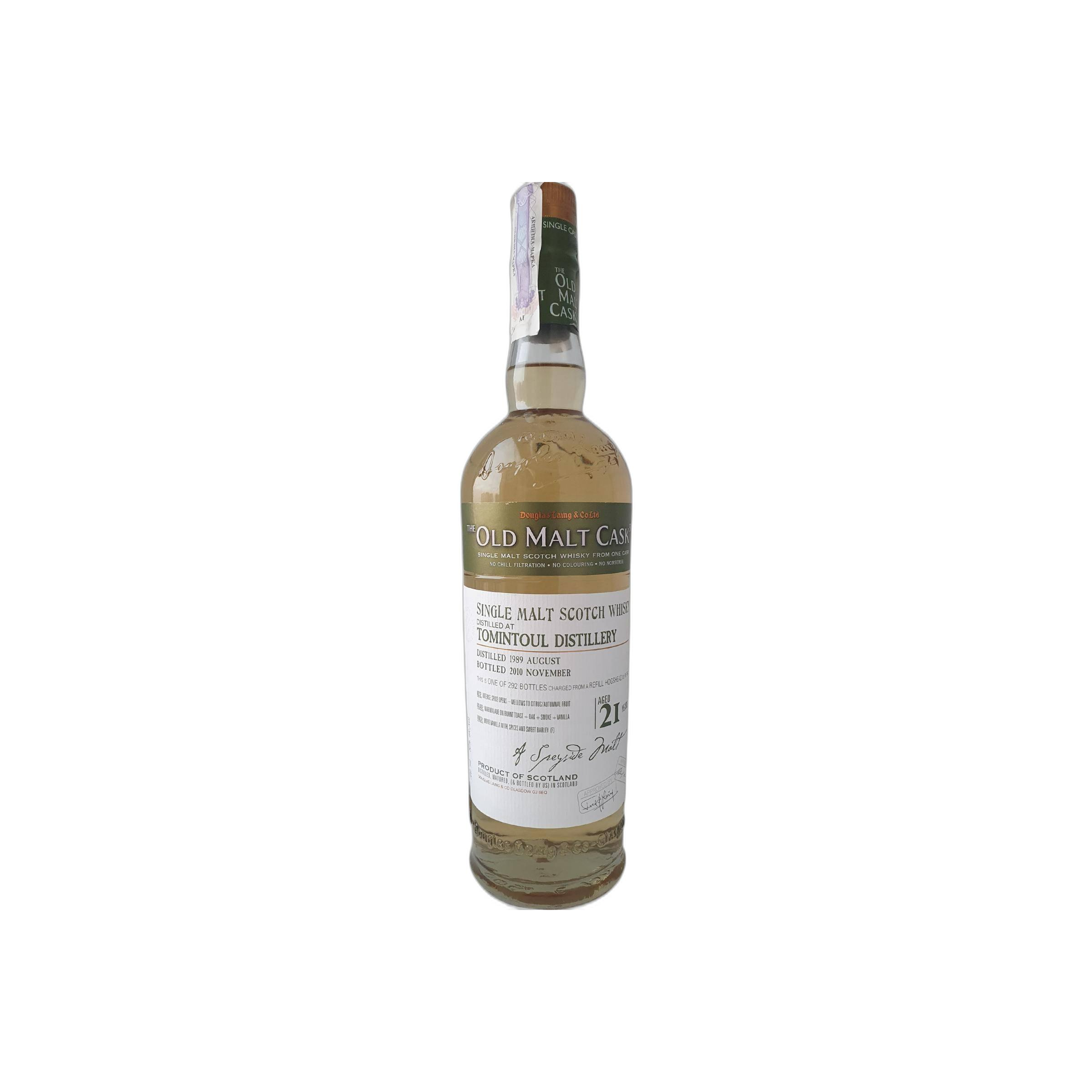 Tomintoul Old Malt Cask 1989 21 Years Single Malt Whisky 2