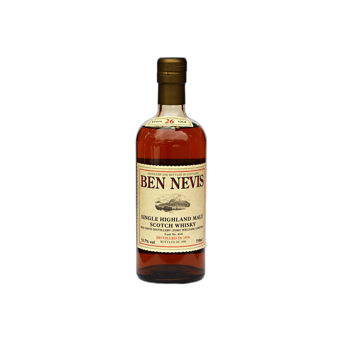 Ben Nevis 1970 26 Years Single Malt Whisky