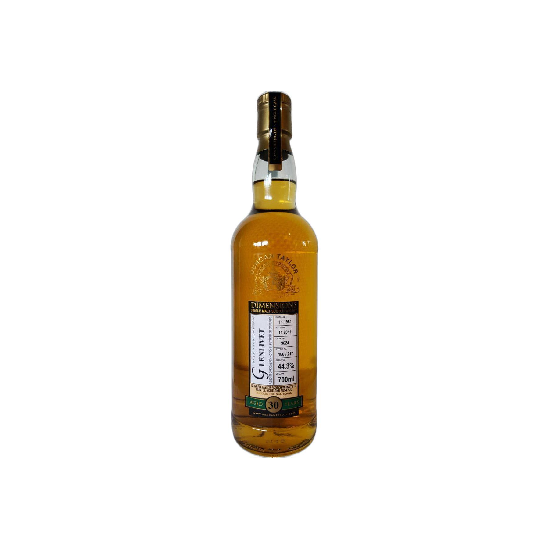 The Glenlivet Dimensions 1981 30 Years Single Malt Whisky