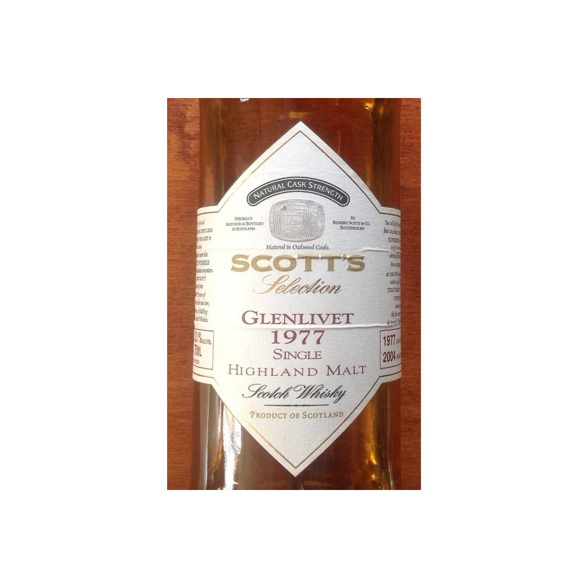 The Glenlivet 1977 27 Years Single Malt Whisky 3