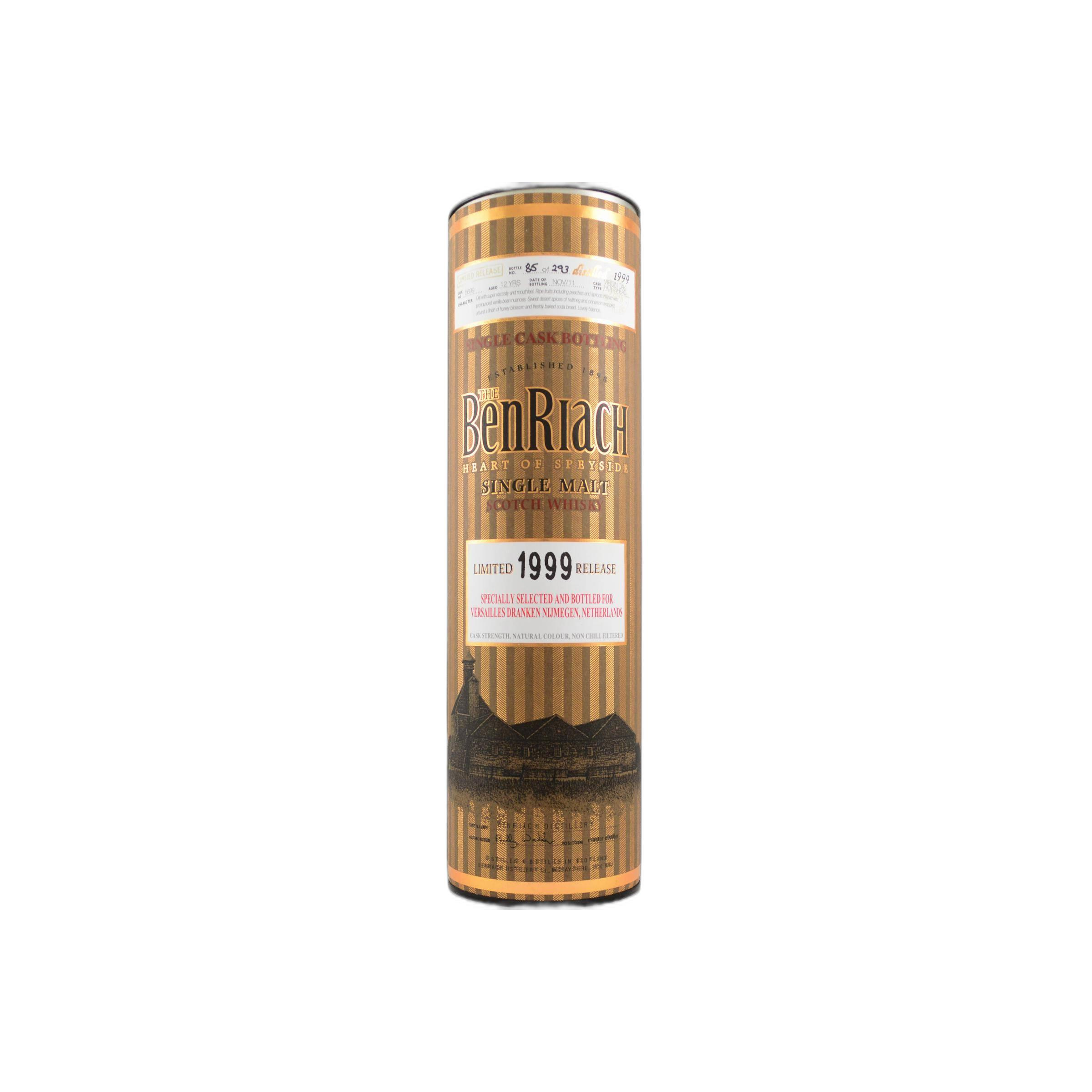 BenRiach Individual Cask Bottling 1999 12 Years Single Malt Whisky 2