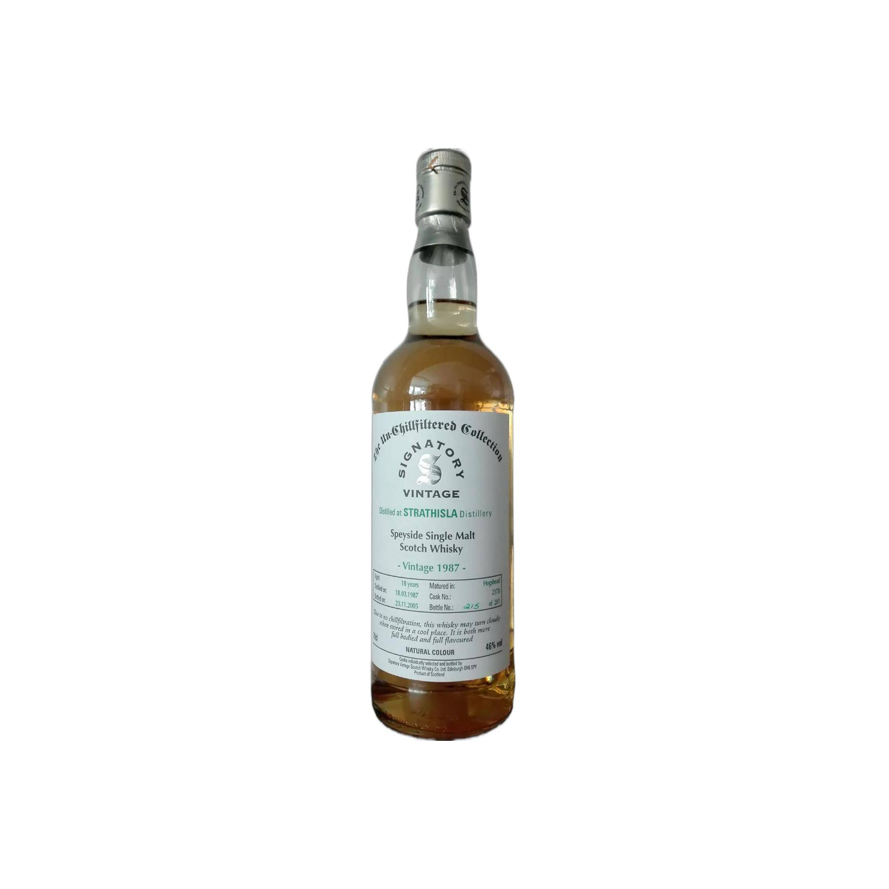 Strathisla The Un-Chillfiltered Collection 1987 18 Years Single Malt Whisky