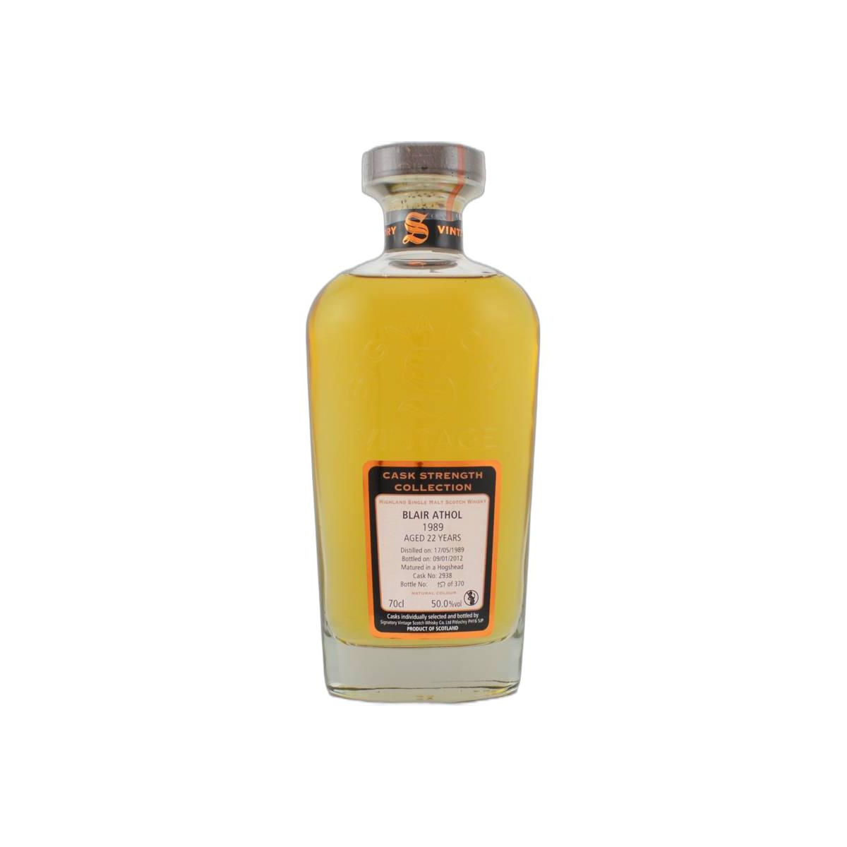 Blair Athol Cask Strength Collection 1989 22 Years Single Malt Whisky
