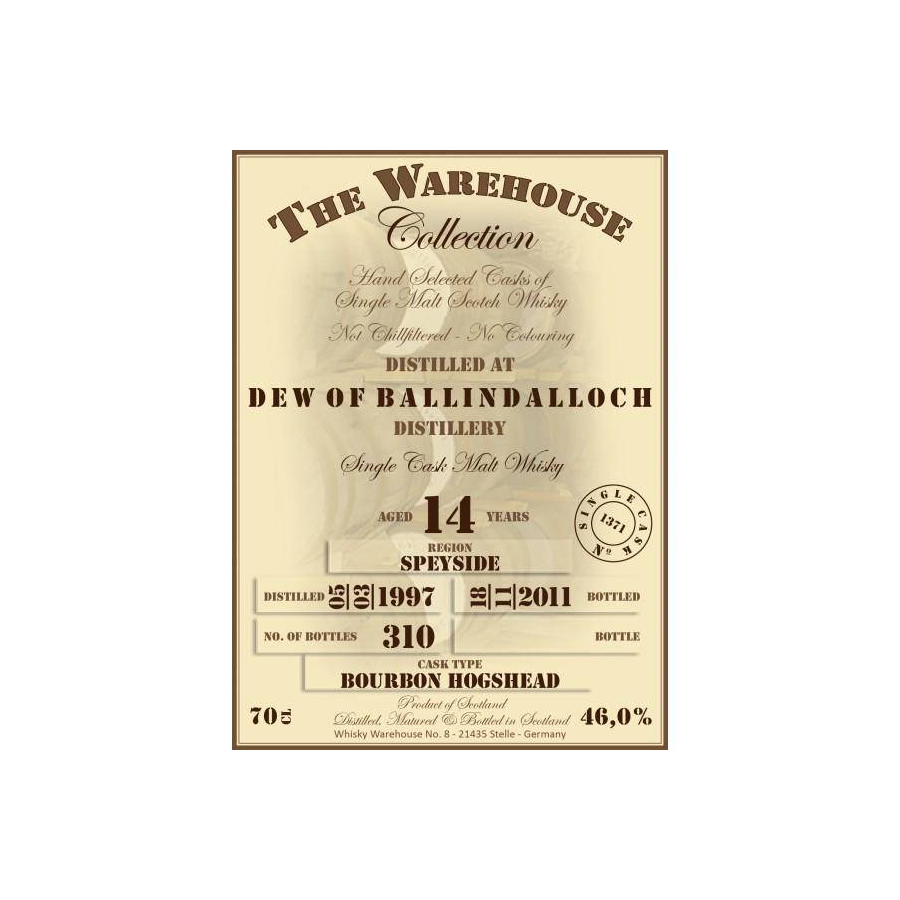 Dew of Ballindalloch 1997 WW8