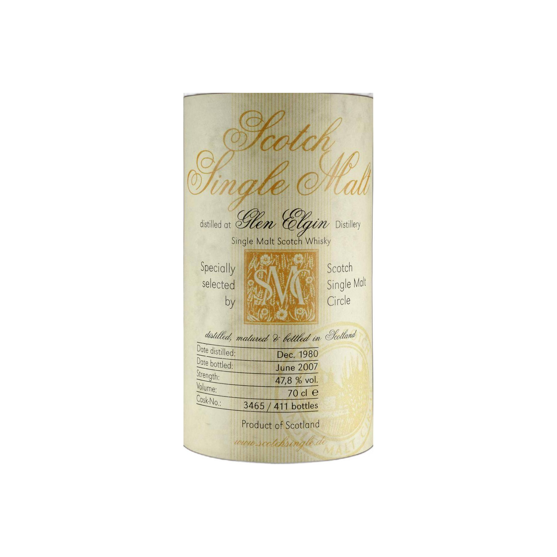 Glen Elgin 1980 26 Years Single Malt Whisky 2