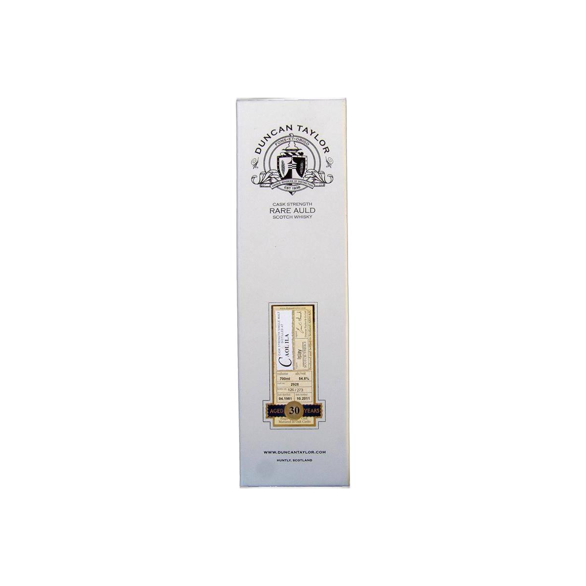 Caol Ila Rare Auld 1981 30 Years Single Malt Whisky 3