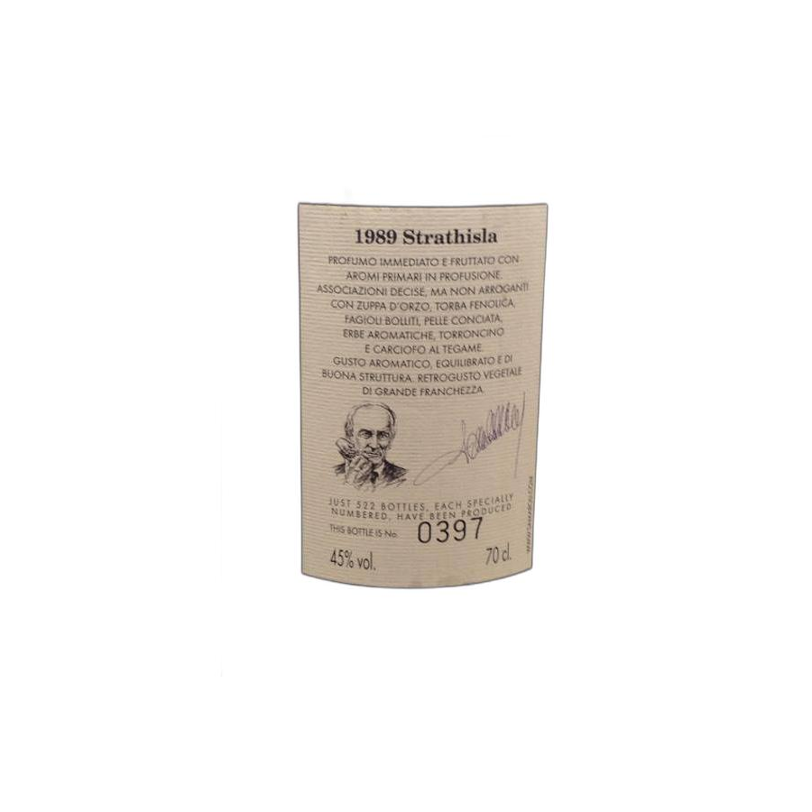 Strathisla 1989 12 Years Single Malt Whisky 2