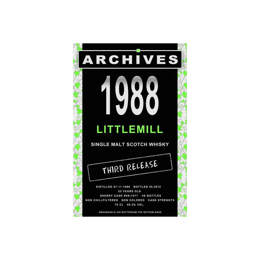 Littlemill 1988 23 Years Single Malt Whisky 2
