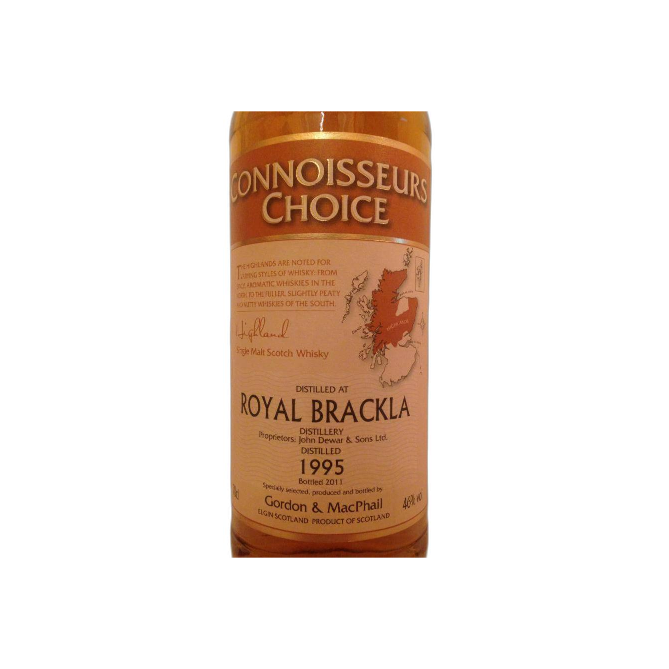 Royal Brackla Connoisseurs Choice 1995 16 Years Single Malt Whisky 3