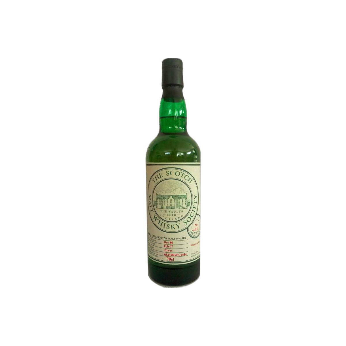 The Scotch Malt Whisky Society 1986 20 Years Single Malt Whisky