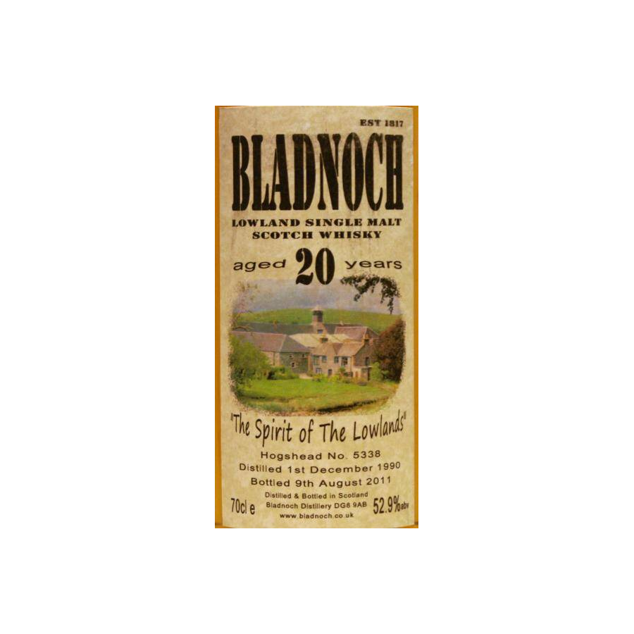 Bladnoch 1990 20 Years Single Malt Whisky 2